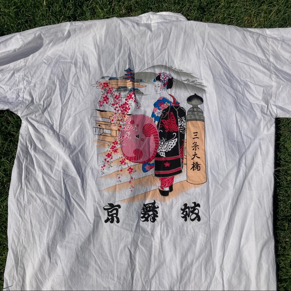 White Japanese Kimono